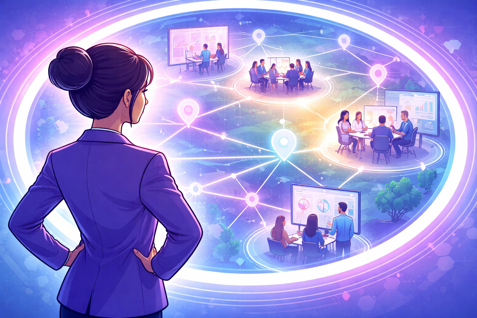 ChatGPT Image Mar 18, 2026 at 06_39_33 PM Small group leadership workshop or facilitated discussion in a modern, light-filled workspace.