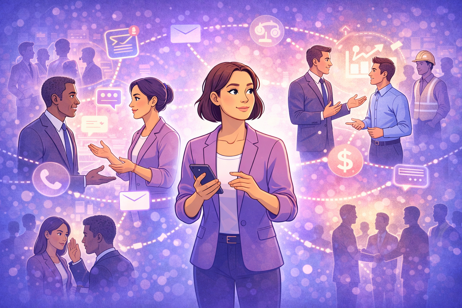 Small group leadership workshop or facilitated discussion in a modern, light-filled workspace.