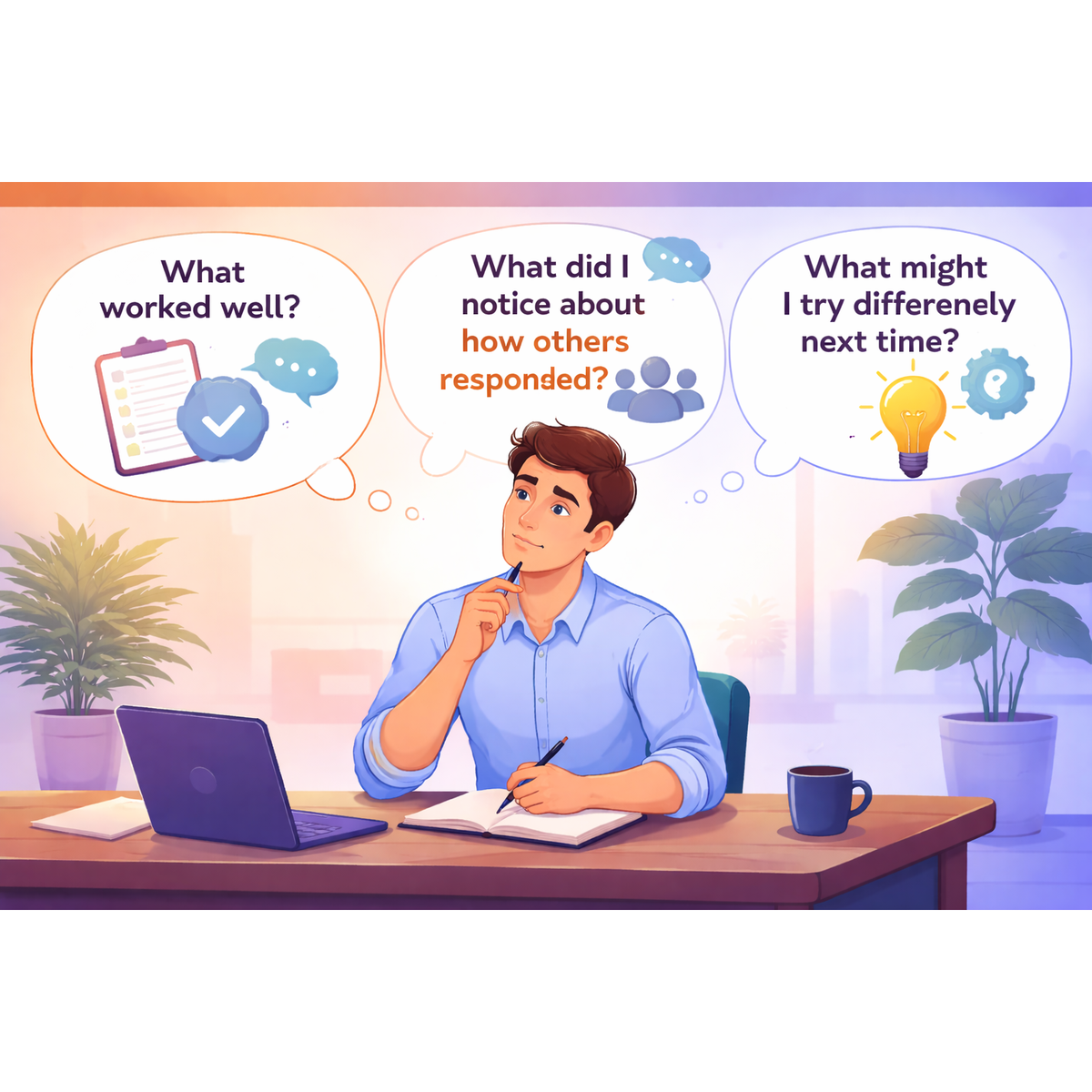 luma_reflection_linkedin_1200 Small group leadership workshop or facilitated discussion in a modern, light-filled workspace.